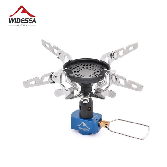 Widesea Camping Gas Burner Outdoor Stove 3300W Camping Equipment Portable Tourist  Survival Bushcraft Kitchen